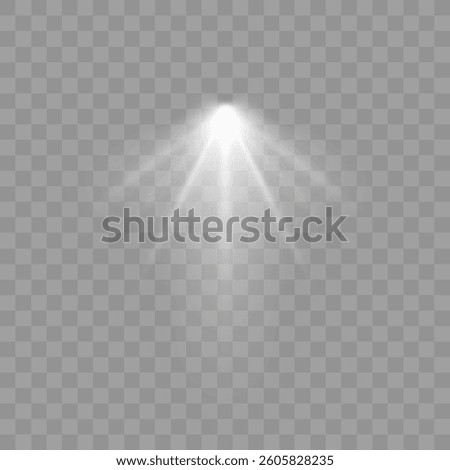Shining star light effect with diagonal rays, smooth glow, realistic sparkle overlay, soft luminescence, transparent glow effect, elegant and subtle digital lighting design, minimalistic shimmer