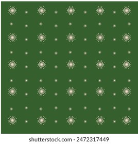 patrón sin fisuras de la estrella brillante con el fondo verde, la ropa, la tarjeta o el diseño de papel