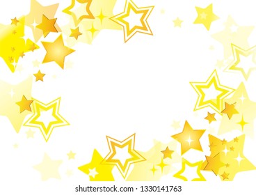 Shining stars background material