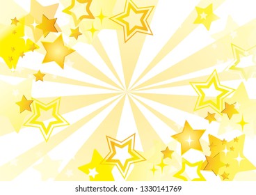 Shining stars background material