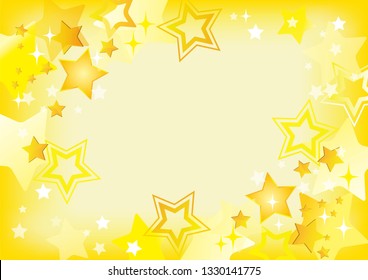 Shining stars background material
