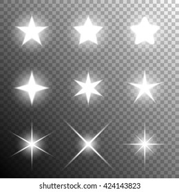 Shining stars. Vector illustration