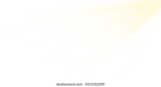 Shining sun glare rays, lens flare illustration. Sunlight glowing vector effect	