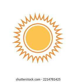 shining sun, spherical sun icon,cartoon text frame,Various circular speech bubbles, conversation