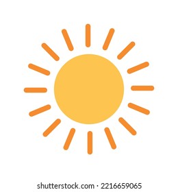 shining sun, spherical sun icon,cartoon text frame,Various circular speech bubbles, conversation
