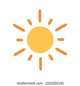glänzende Sonne, kugeliges Sonnensymbol, Cartoon-Textrahmen, Verschiedene Kreisblasen, Konversation