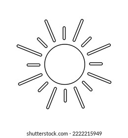shining sun, spherical sun icon,cartoon text frame,Various circular speech bubbles, conversation