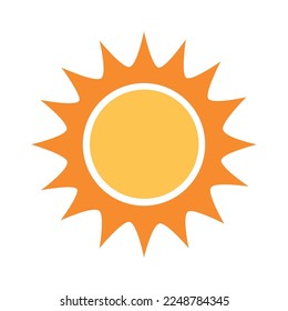 sol brillante, icono de sol esférico, marco de texto de dibujos animados, varias burbujas circulares de voz, conversación