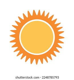 shining sun, spherical sun icon,cartoon text frame,Various circular speech bubbles, conversation