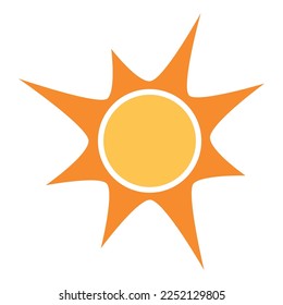 shining sun, spherical sun icon,cartoon text frame,Various circular speech bubbles, conversation