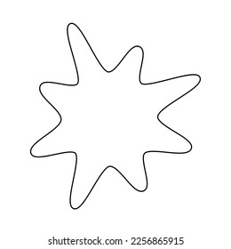 shining sun, spherical sun icon,cartoon text frame,Various circular speech bubbles, conversation