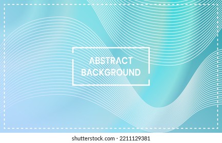 shining tosca green radial gradient with line pattern and frame. abstract, modern and colorful style. great for background, wallpaper, card, cover, poster, banner or flyer