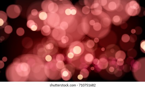 Shining transparent bokeh background. Vector illustration