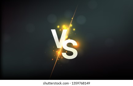 Shining versus logo on abstract background versus logo vs letters for competition.