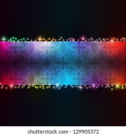 Shining vintage background