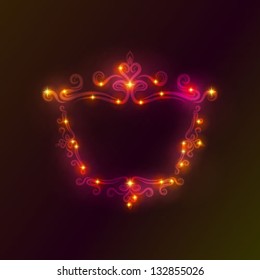 shining vintage background