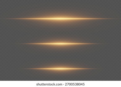 Efecto brillante del resplandor caliente aislado en fondo transparente