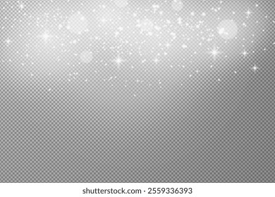 Shining white glitter effect background