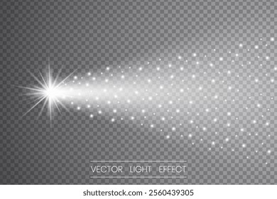 Shining wish comet effect design