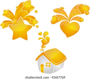 shinning icons