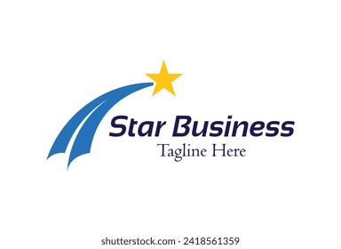 shinning star logo icon vector illustration concept