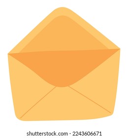 shinny letter envelope over white