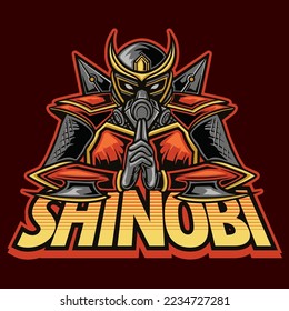 Shinobi Logo-Maskottchen für den Hafen