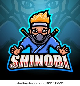 Shinobi mascot esport logo design