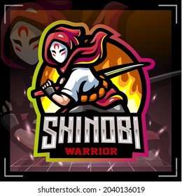 Shinobi mascot. esport logo design