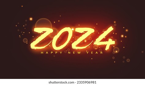 shiny 2024 background design concept