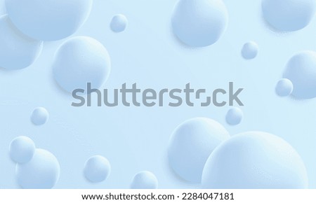 shiny 3d blue sphere of balls background. Blue ball texture gradient collection. Realistic blue hologram sphere ball flying
