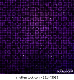 Shiny abstract background with dots. Club or party background