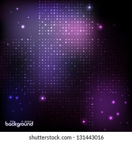 Shiny abstract background with dots. Club or party background
