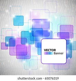 shiny abstract banner