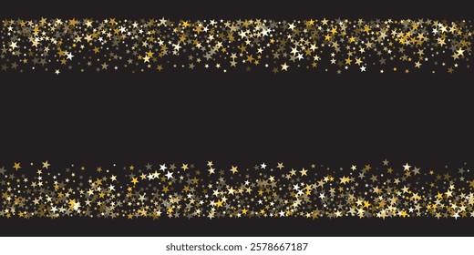 Shiny abstract cosmos. Galaxy illustration with sparkles and starlight.  Template premium award design. Vector illustration