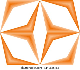 shiny abstract decorative pattern symbol