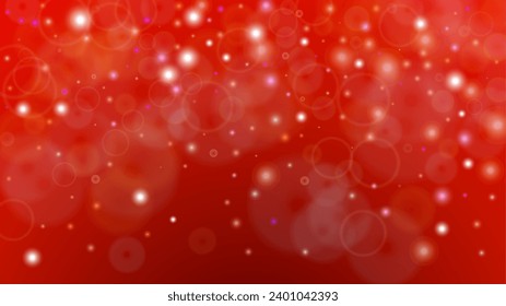 Shiny  Abstract Defocused Light Spot Background Design. Christmas snowfall Vector Horizontal Illustration. Cosmic Print. Glitter confetti. Good for Banners, Posters, Covers, Flyers, Cards.