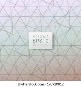Shiny abstract geometric EPS10 vector background with triangle shapes for web site wallpaper, banner, brochure layout, cover design