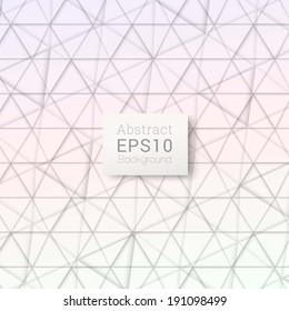 Shiny abstract geometric EPS10 vector pattern with triangle shapes for web site background, banner, brochure layout, cover design