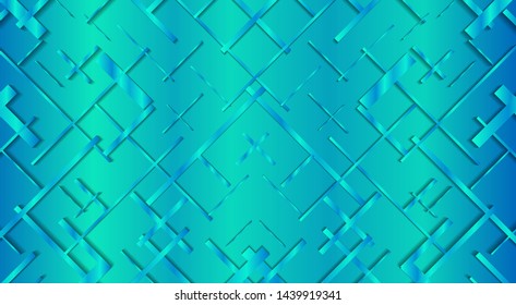 Shiny abstract glowing metallic background in blue. Vector Illustration. Eps 10
