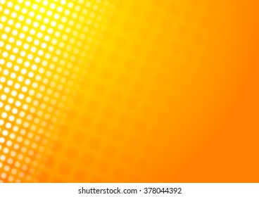 Shiny abstract orange background. Vector illustration template design