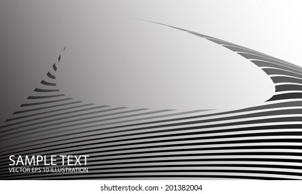 Shiny abstract peak futuristic background illustration - Vector abstract sci-fi  space background template