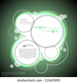 shiny abstract web site template