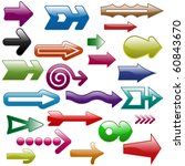 Shiny arrows set