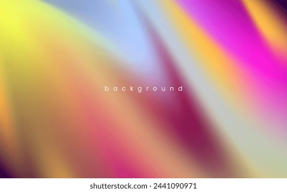 Brillante aurora colorida suave degradado minimalista efecto de desenfoque vector diseño de fondo
