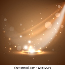Shiny background. With place for text