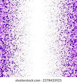 Shiny background of purple circles on a white background. Festive background.