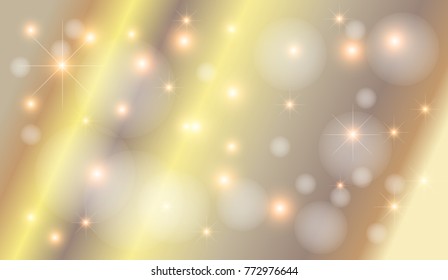 Shiny background with stars and circles.