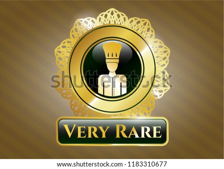  Shiny badge with chef icon and Very Rare text inside