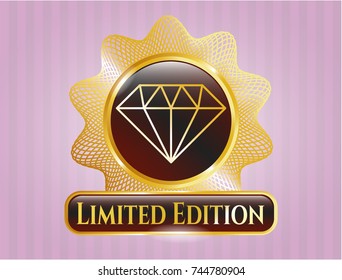  Shiny badge with diamond icon and Limited Edition text inside
